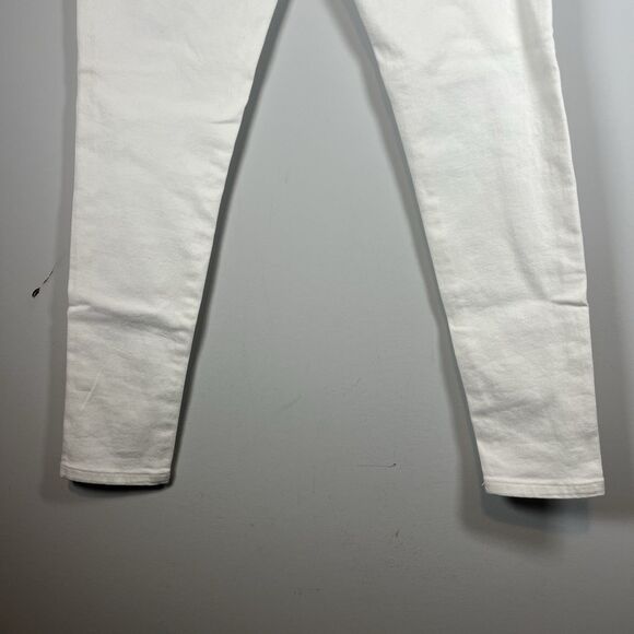 Banana Republic Premium Denim mid-rise skinny White, Women's 27 NWOT - Picture 4 of 5